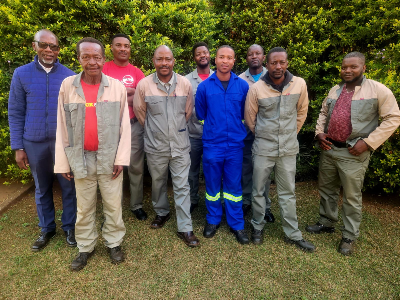 General staff and maintenance team at Paulpietersburg Primary School